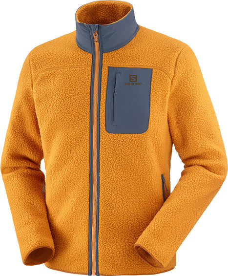 Salomon Outline Warm Teddy Fleece Jacket - Men's