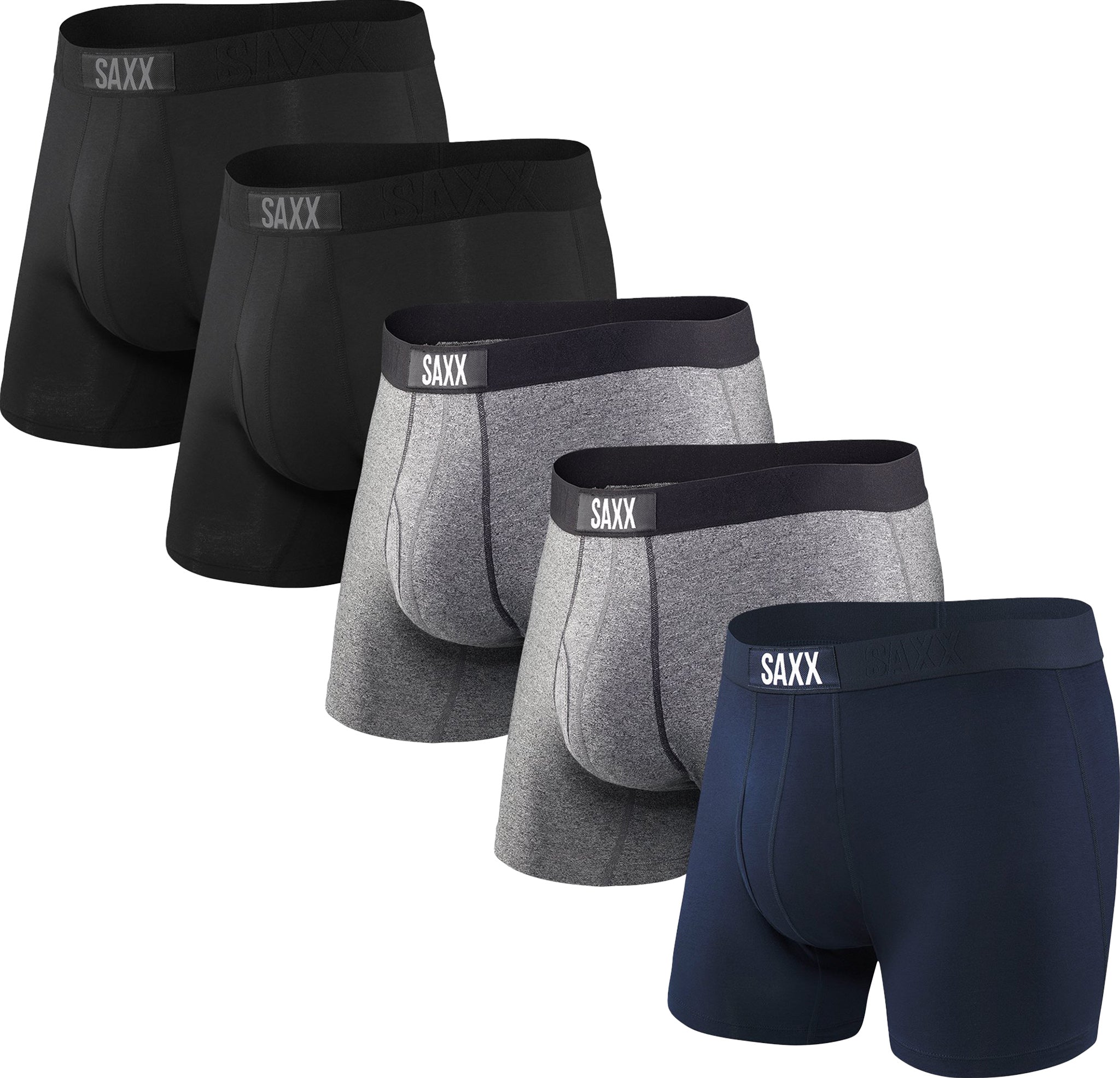 SAXX Ultra Super Soft 5-Pack Boxer Briefs - Men's