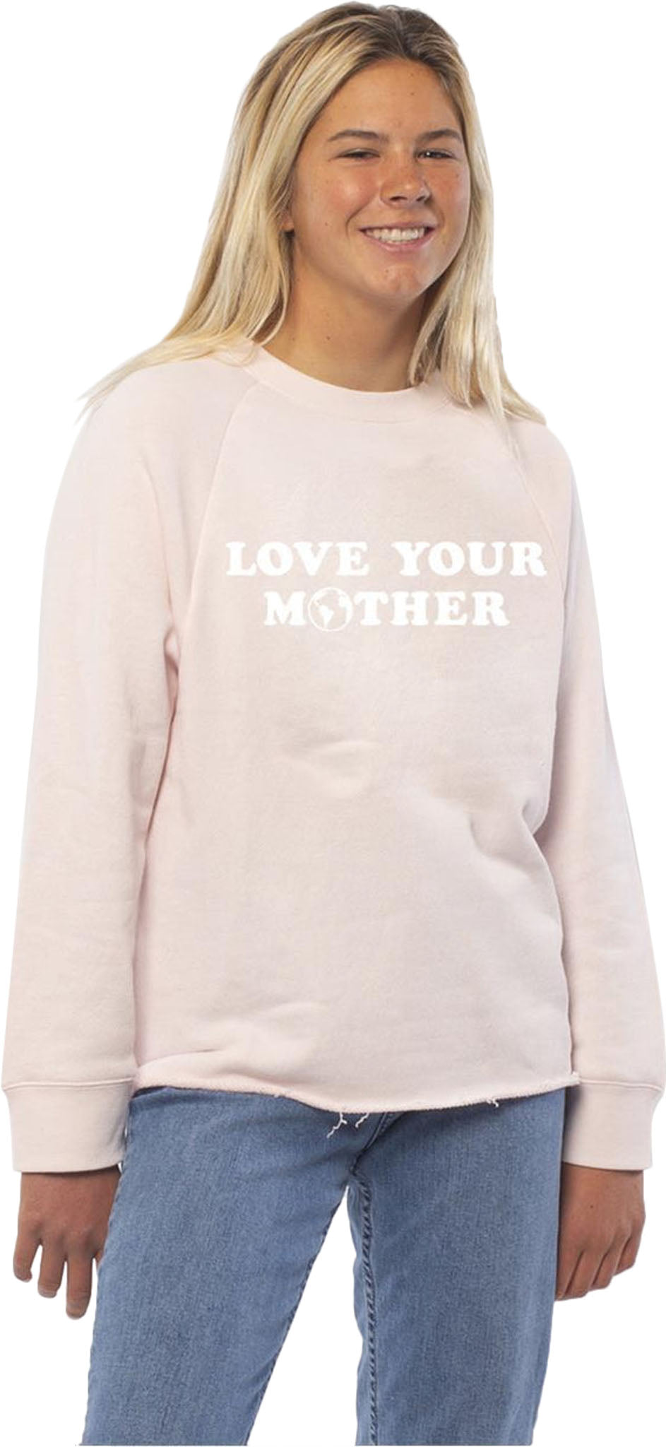 Sisstrevolution Love Your Mother Crew Knit Fleece Sweatshirt