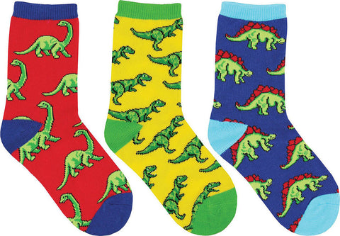 Socksmith 3 Pack  Dino Socks - Kids