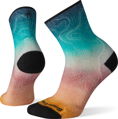 Smartwool PhD Outdoor Light Print Mid Crew Socks - Women's