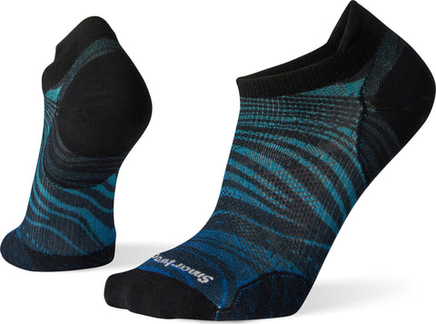 Smartwool PhD Run Ultra Light Wave Print Micro Socks - Men's
