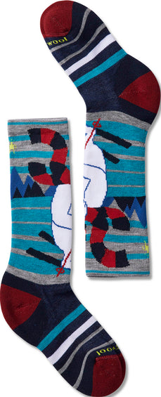 Smartwool Wintersport Full Cushion Yeti Pattern Over The Calf Socks - Kids