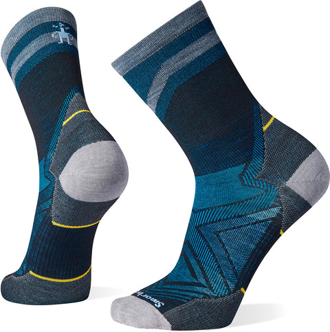 Smartwool Performance Run Zero Cushion Mid Crew Pattern Socks - Unisex