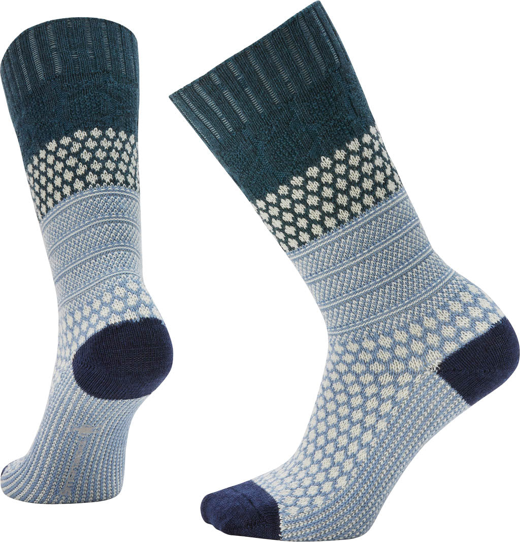 Smartwool Everyday Popcorn Cable Crew Socks Women's Altitude Sports