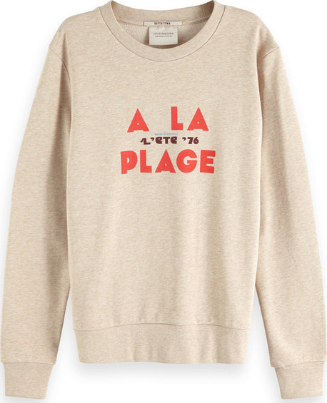 Maison Scotch Melange Crewneck Sweater - Women's