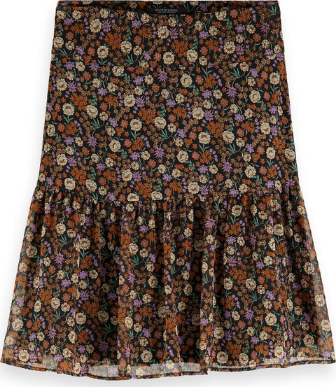 Scotch & Soda Pleated Hem Mini Skirt - Women's