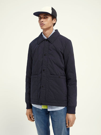 Scotch & Soda Classic Quilted Cotton Jacket - Men's