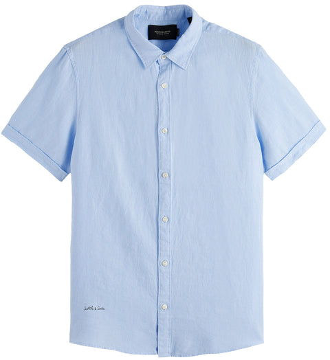 Scotch & Soda Regular Fit Classic Short Sleeve Shirt - Men's