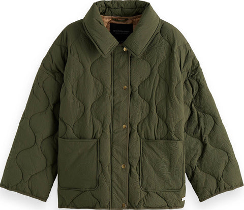 Scotch & Soda Quilted water repellent jacket with Repreve filling - Women's