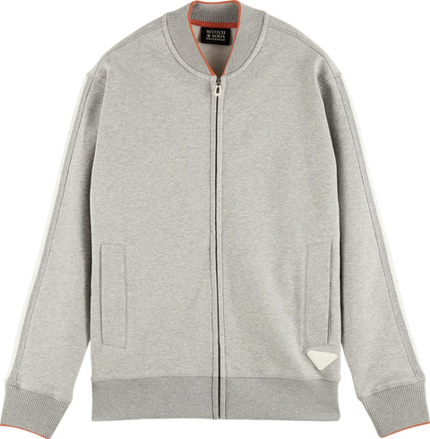 Scotch & Soda Zip-Through Organic Bomber Sweater - Men's