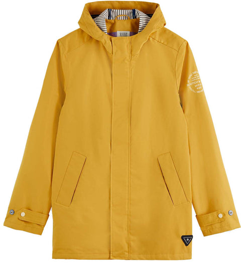 Scotch & Soda Hooded Waterproof Rain Coat - Men's