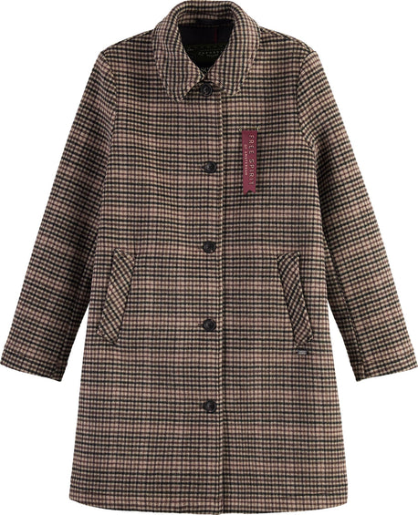 Scotch & Soda Bonded Classic Wool-Blend Tailored Coat - Women's