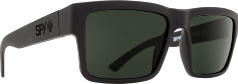 Spy Montana Sunglasses - Soft Matte Black Frame - Happy Gray Green Polar lens