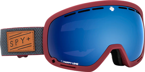 Spy Marshall - Herringbone Red - Happy Rose with Dark Blue Spectra Lens + Happy Light Gray Green with Lucid Red Lens
