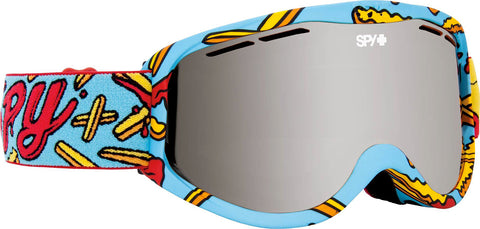 Spy Cadet Goggle - Youth - Pizza Vs. French Fries - Bronze with Silver Spectra Lens
