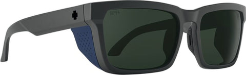 Spy Helm Tech Sunglasses - Matte Dark Gray - Happy Gray Green