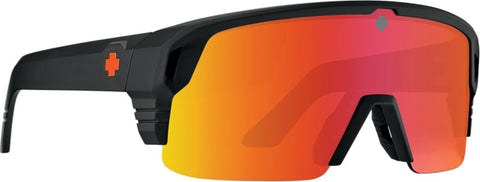 Spy Monolith 5050 Sunglasses  - Matte Black - Happy Bronze Orange Spectra Mirror