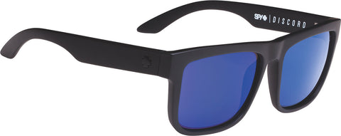 Spy Discord Sunglasses - Matte Black - Happy Bronze Polarised with Blue Spectra Lens