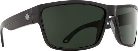 Spy Rocky Sunglasses - Black - Happy Gray Green Lens