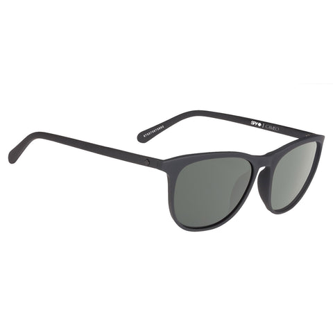 Spy Cameo - Soft Matte Black - Happy Gray Green Lens