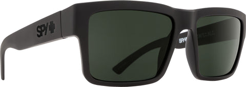 Spy Montana Sunglasses - Soft Black Matte - HD Plus Gray Green Polarized Lens