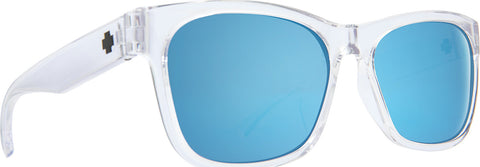 Spy Sundowner Sunglasses - Crystal Frame - Gray with Dark Blue Spectra Lens