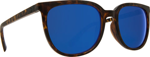 Spy Fizz Sunglasses - Matte Blonde Tort Frame - Gray with Dark Blue Spectra Lens