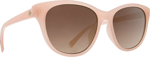 Spy Spritzer Sunglasses - Translucent Blush Frame - Bronze Fade Lens