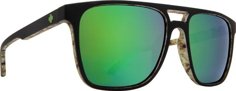 Spy Czar Sunglasses - Matte Black Kushwall Frame - Hd Plus Bronze W/Green Spectra Lens