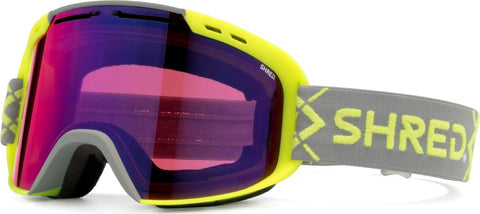 Shred Amazify Bigshow Yellow CBL Blast Mirror Goggles