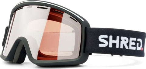 Shred Monocle Black Low Light Silver Goggles
