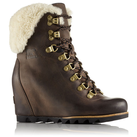 Sorel Women's Conquest Wedge Shearling Boots