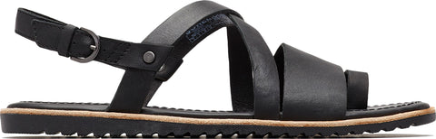 Sorel Ella Criss Cross Full Grain Leather Sandals - Women's