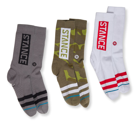 Stance The OG Socks - Pack of 3 - Unisex