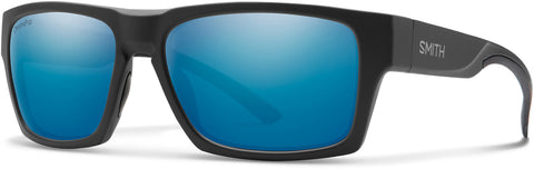 Smith Optics Outlier 2 Sunglasses - Matte Black Frame - ChromaPop™ Polarized Blue Mirror Lens