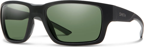Smith Optics Outback Sunglasses - Matte Black - ChromaPop Polarized Grey Green Lens - Men's
