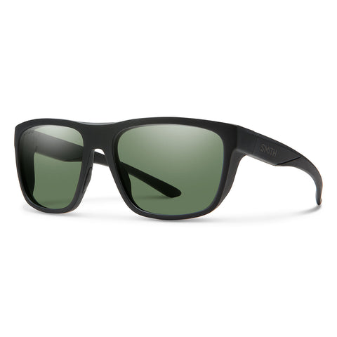 Smith Optics Barra - Matte Black - ChromaPop Polarized Gray Green Lens Sunglasses