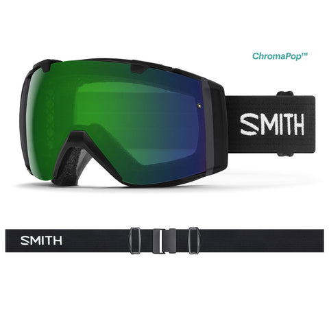 Smith Optics I/O - Black - Chromapop Everyday Green Mirror + Chromapop Storm Rose Flash Lens