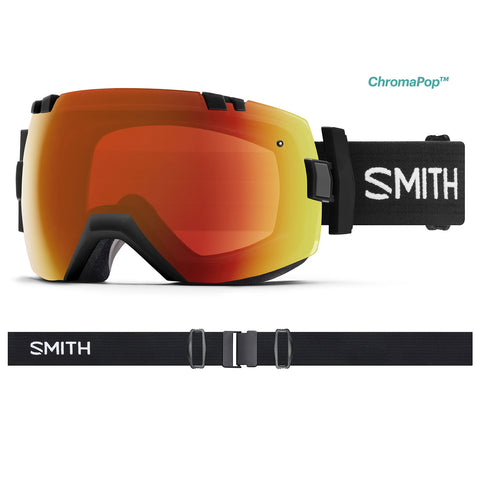 Smith Optics I/OX - Black - Chromapop Everyday Red Mirror + Chromapop Storm Rose Flash Lens