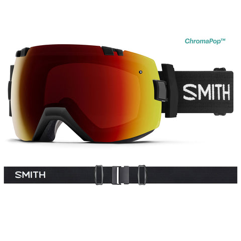 Smith Optics I/OX - Black - Chromapop Sun Red Mirror + Chromapop Storm Rose Flash Lens