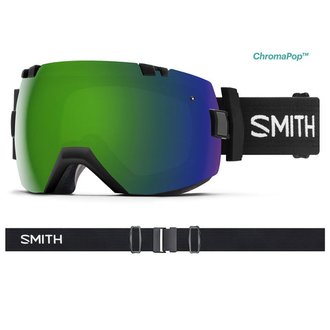 Smith Optics I/OX - Black - Chromapop Sun Green Mirror + Chromapop Storm Rose Flash Lens