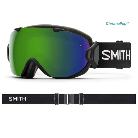 Smith Optics I/OS - Black - Chromapop Sun Green Mirror + Chromapop Storm Rose Flash Lens