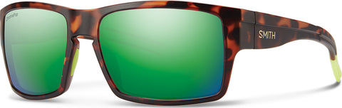 Smith Optics Outlier XL - Matte Tortoise Neon - Sun Green Mirror Lens Sunglasses