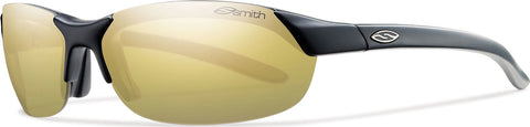 Smith Optics Parallel - Matte Black - Carbonic TLT Polarized Gold Mirror Lens
