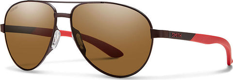 Smith Optics Salute - Matte Brown - Polarized Brown Lens Sunglasses