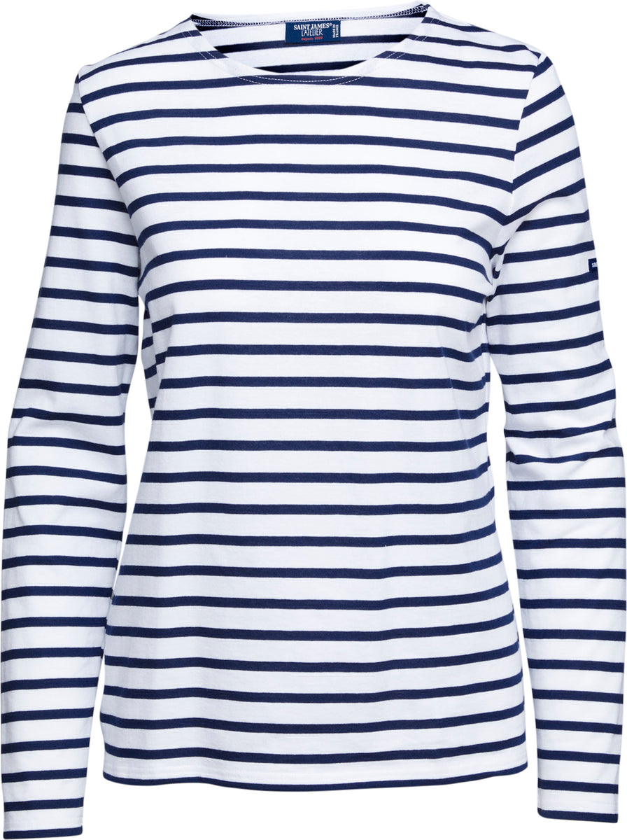 Saint James Minquidame Breton Striped Shirt With Long Sleeve - Women's ...