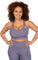 Saint-Lyon Bold Sports Bra - Women's - Lilac Gray