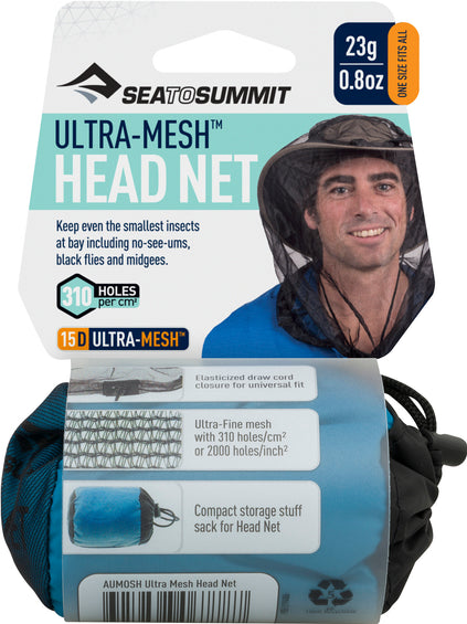 Sea to Summit Ultra-Fine Mesh Mosquito Head Net