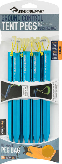 Sea to Summit Ground Control 8-Pack Tent Pegs